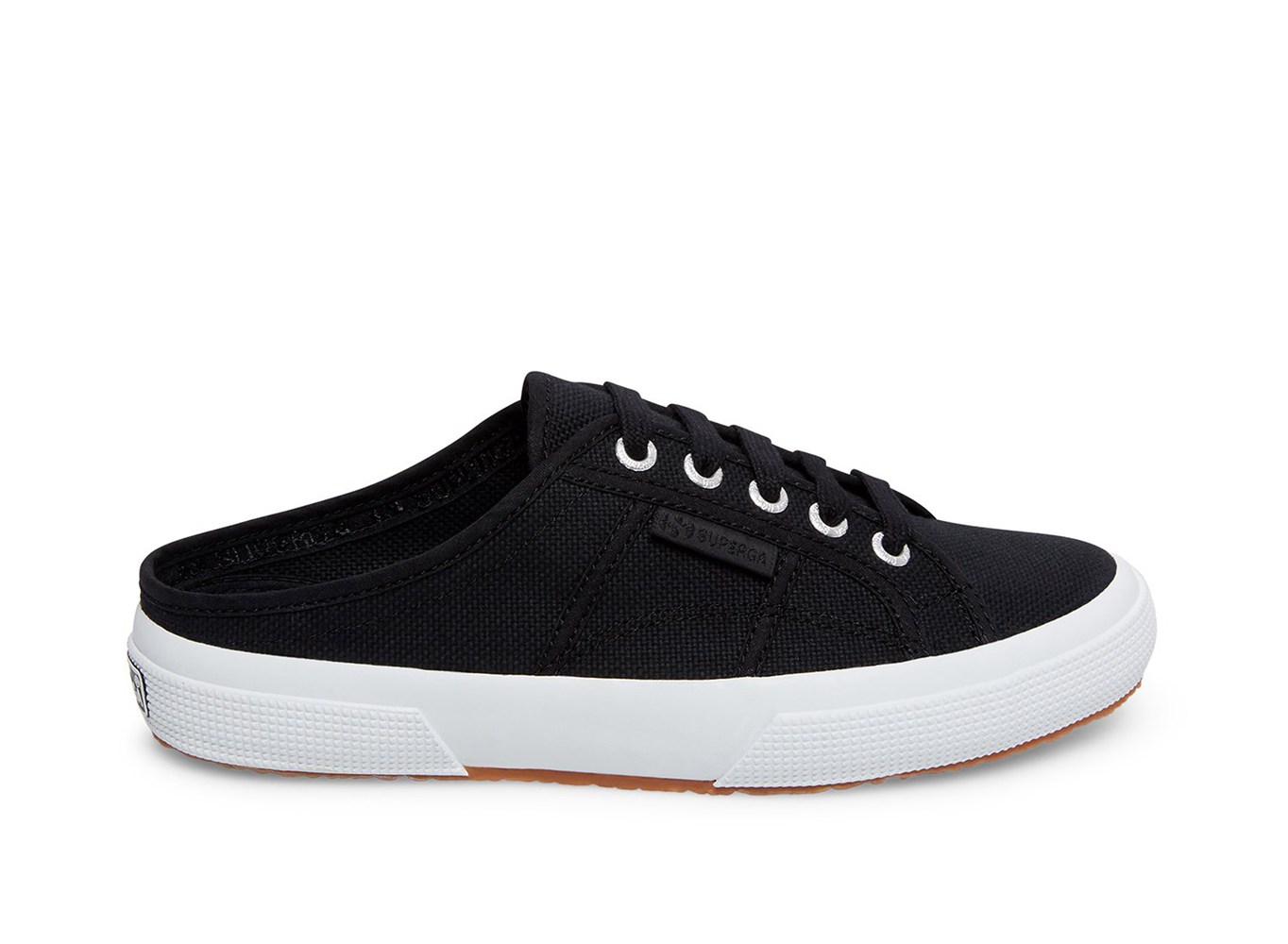 Superga Slip On Womens - 2402 Cotw - Black - SQXFR4873